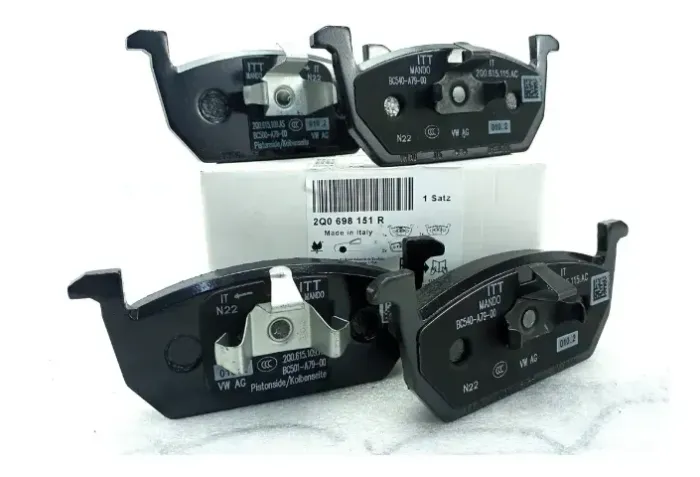 Jogo de Pastilhas Freio Dianteiro Original Vw Polo, Virtus ,Tcross, Nivus - 2Q0698151R.
