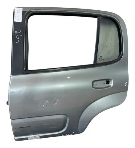 Porta Fiat Uno Vivace 2012/13 Traseira Esquerda Cinza