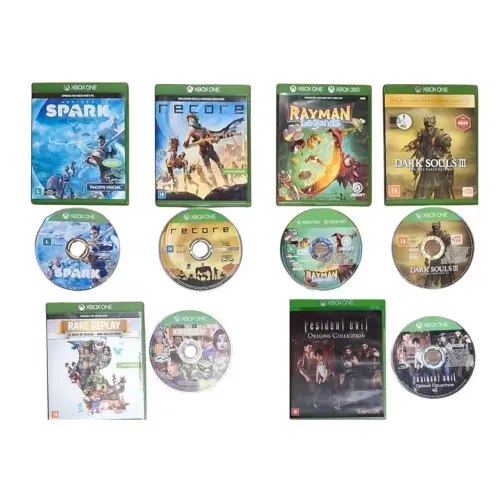 Vendo 6 jogos que dá para jogar nos vídeos game como: XBOX ONE, X/S e o 360