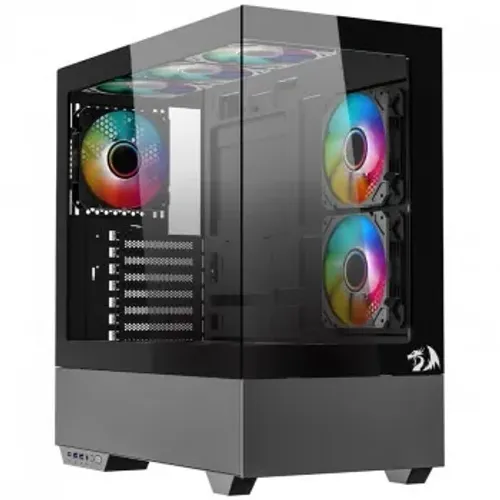 Gabinete Gamer Redragon Reflect Pro, Mid Tower, Vidro Temperado, E-ATX, Sem Fonte, Sem Fan