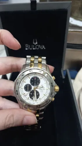 Relógio Bulova Masculino Cronógrafo/ ACEITO TROCA EM JOIAS