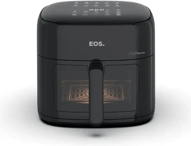 Fritadeira Eos Chef Gourmet Eaf60p 6.2 Litros, Luz interna, Painel Digital - 110V (NOVO)