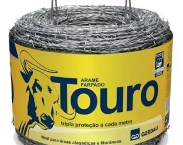 Promoção, Arame Farpado para cerca 500 metros Touro 3 camadas de galvanização 350kgf