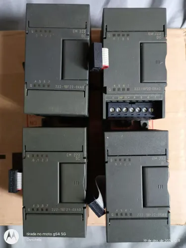 módulo CLP Siemens S7 200 EM 222  EM 221 (190,00 valor por unidade)