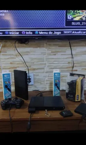 Playstation 2 Completo com Jogos e Acessórios