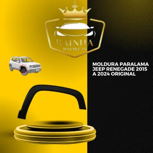 Moldura Paralama Jeep Renegade 2015 A 2025 - NOVA ORIGINAL
