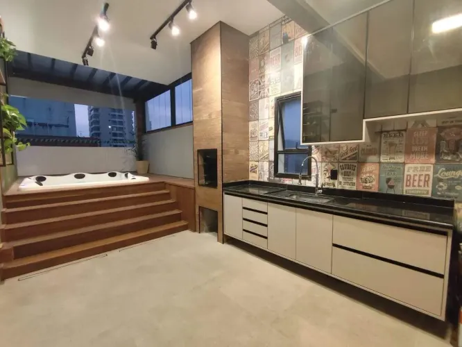 Apartamento à venda com 3 dormitórios na Pompeia em Santos
