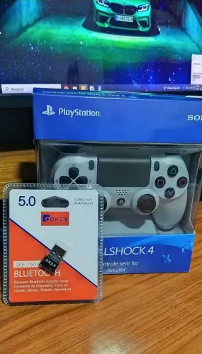 Kit controle sem fio + Bluetooth para PC - computador 