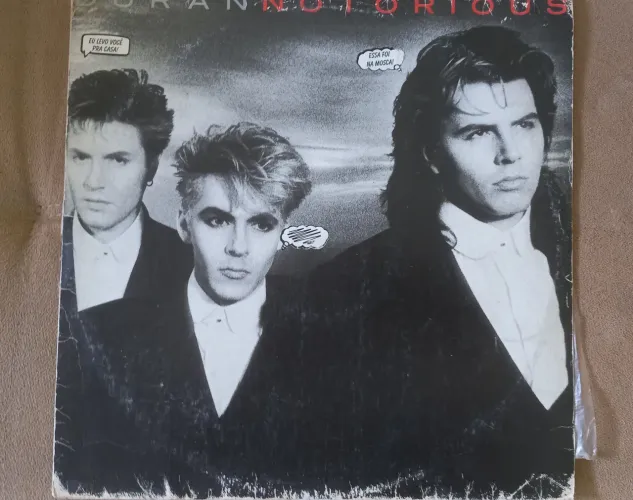 LP disco vinil Duran Duran - Notorious rock toca disco radiola vitrola som antigo rádio