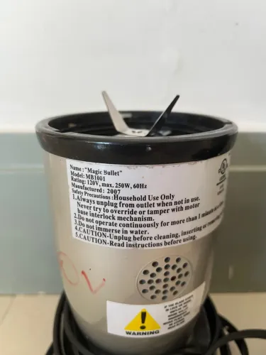 Silver bullet triturador liquidificador alimentos portátil 110V