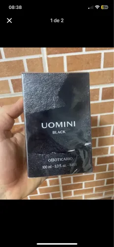 Perfume Uomini black o Boticário