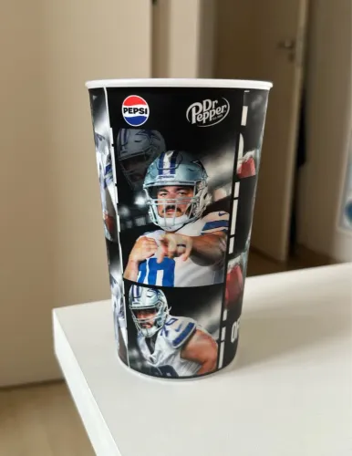 copo do dallas cowboys da nfl - futebol americano - item original (jogo de 15/09/2024)