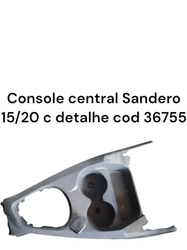 Console Central Sandero 15/20 C Detalhe Cod 36755