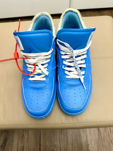 Tênis Off-White X Nike Air Force 1 MCA Blue