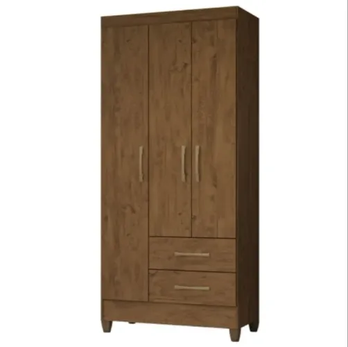 Guarda Roupa 3 Portas 2 Gavetas Novo Varios Modelos