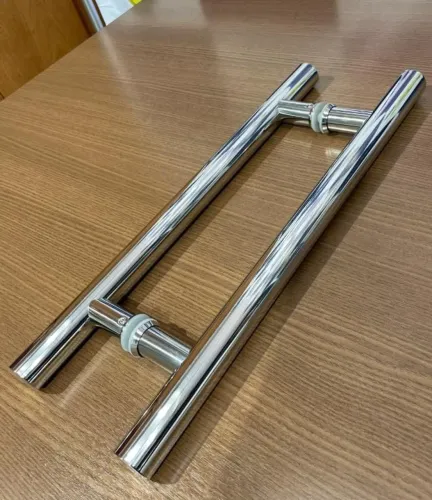 Puxador para Porta de Vidro Inox