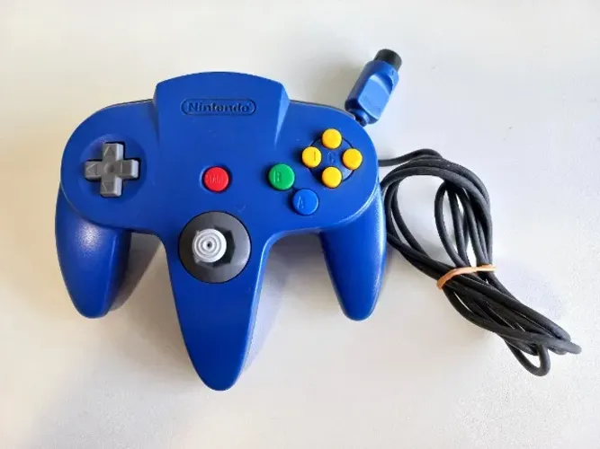 Controle Nintendo 64 Azul Original N64