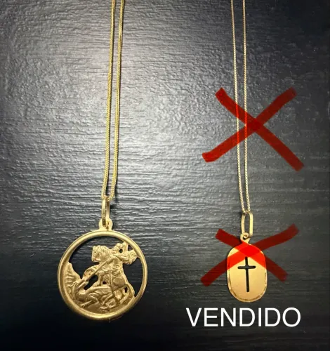 Cordões e anéis ouro 18k Masculino e Feminino 