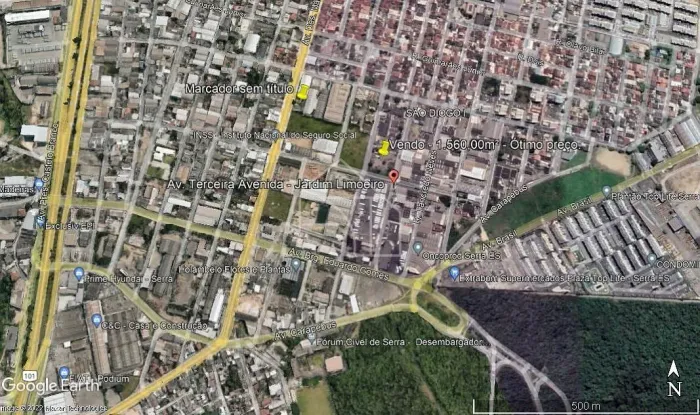 Terreno em Jardim Limoeiro com 1560 m² - Jardim Limoeiro - Serra/ES
