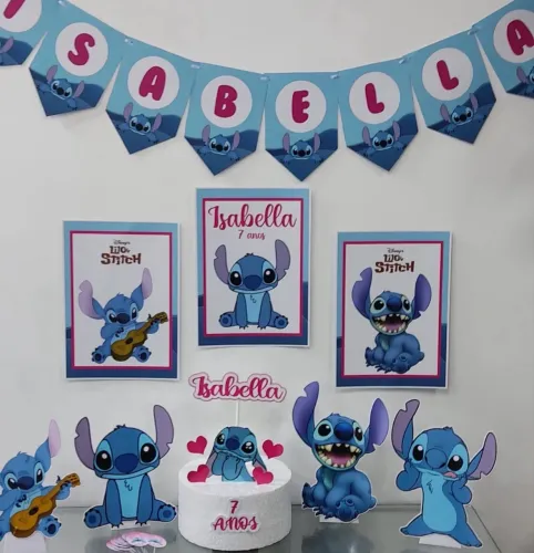 Kit Decoração Festa Personalizada Só um bolinho