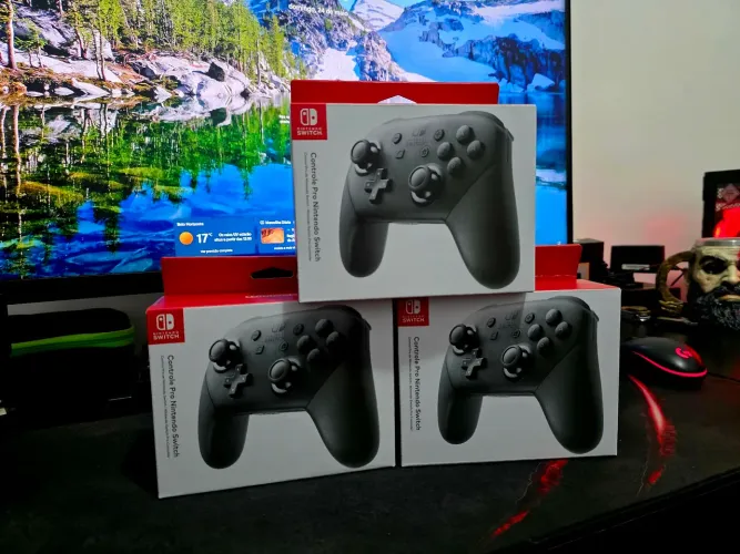 Pro Controle Nintendo, Lacrado (aceito cartão)