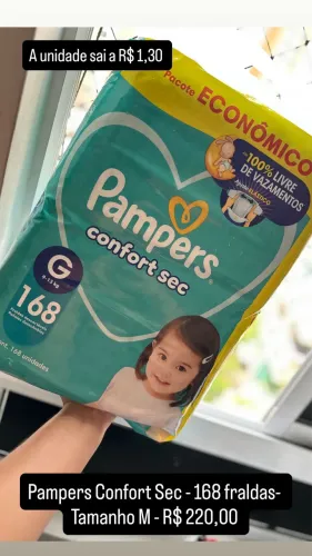 Fraldas de bebê com ótimo preço