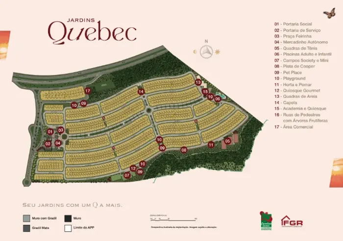Ágio Lote Jardins Quebec 265,25m²