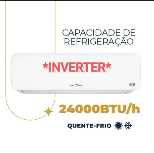 Ar Split Philco Britânia INVERTER 24000 BTUs + Novo + Nota + Garantia+ Cartão 12x!!!