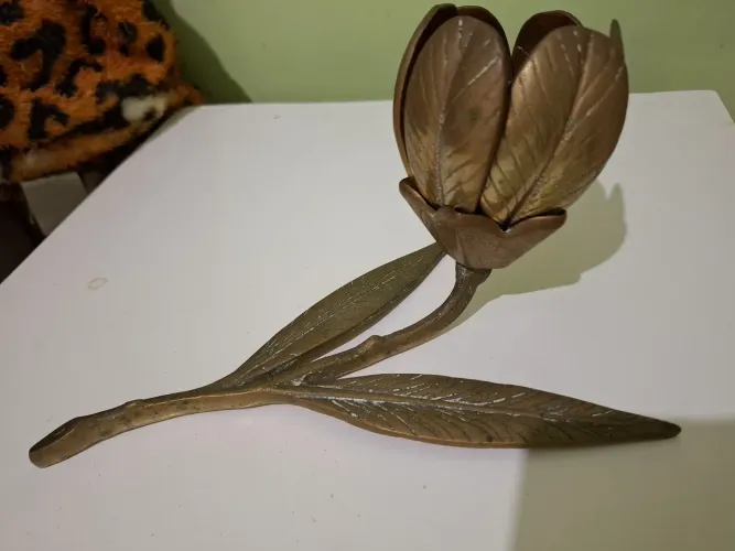 Flor em metal 