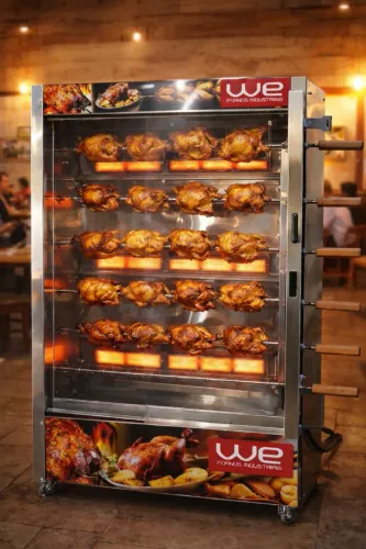 Máquina de Frango Assado 6 Espetos - We