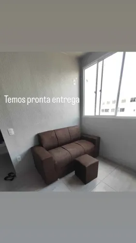 Qualidade. SOFÁ . De 3 lugares marrom 