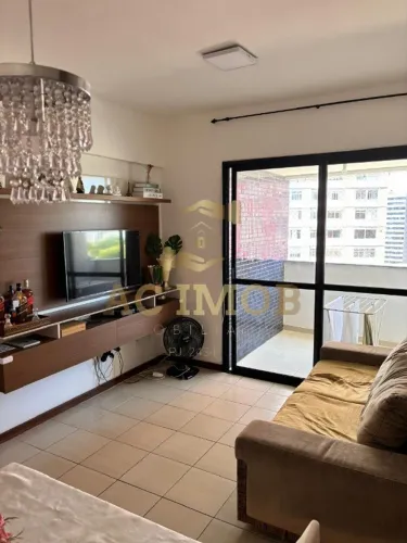Apartamento para locação na Pituba: 2 quartos, 1 suíte, 2 salas, 3 banheiros, 1 vaga, 71m²