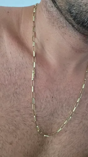 Cordao de ouro 18k 14.6 valor pra sair logo 8400$