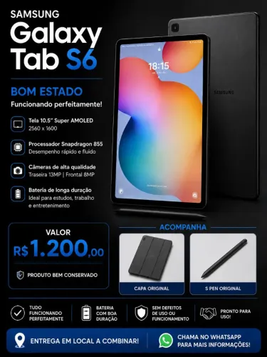 Tablet samsung tab 6