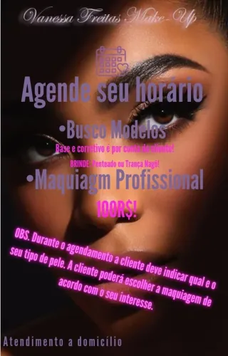 Maquiagem profissional à domicílio,  me chame no WhatsApp 