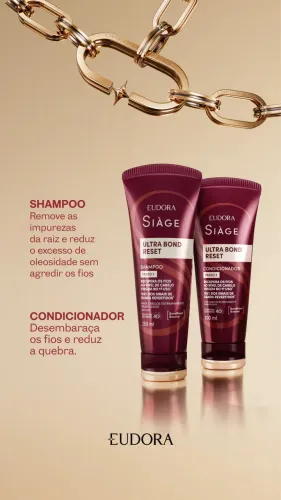 Kit Eudora Siàge Ultra Bond Reset Shampoo + Condicionador