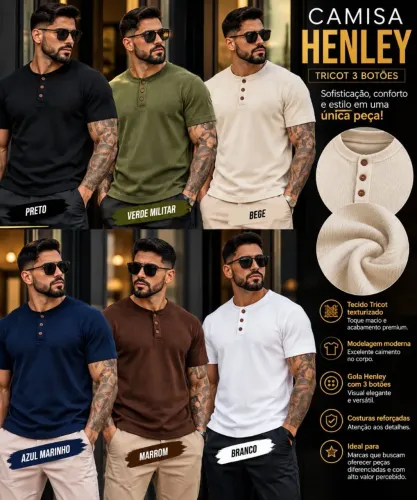 camisas HENLEY