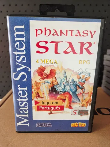 Phantasy Star - Master system Tectoy - Jogo em Português - Item para colecionador