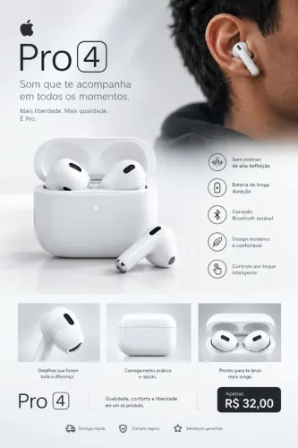 FONE DE OUVIDO BLUETOOTH A PRONTA ENTREGA EM TODA SÃO LUÍS 