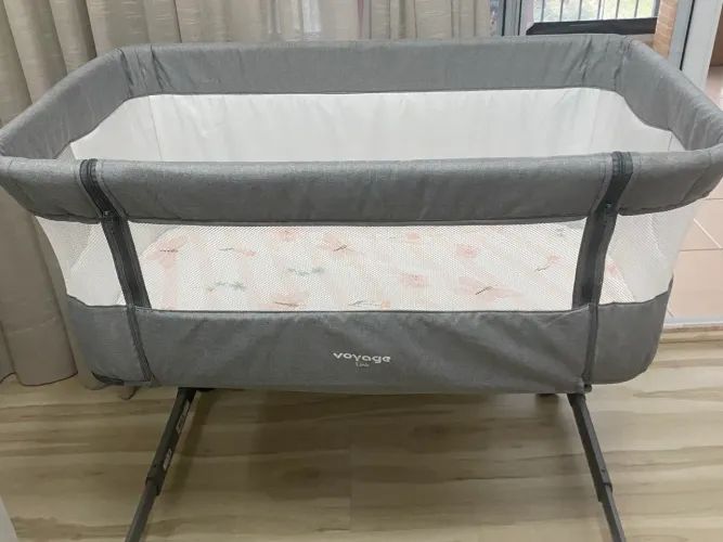 Berço Portátil Co-Bed cinza Voyage