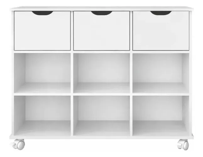 Rack organizador com nichos
