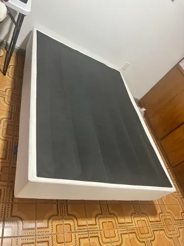 Base para Cama Box Casal Attractive 138x188cm Branco