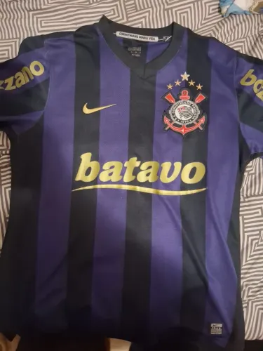 CAMISA CORINTHIANS ROXA E PRETA OFICIAL NIKE RONALDO 9