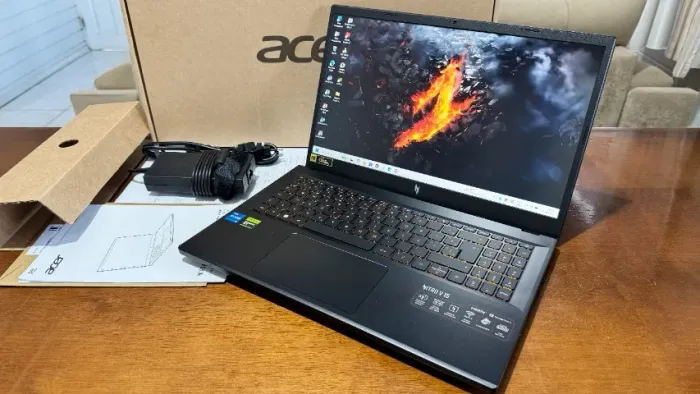 Notebook Acer Nitro V15, RTX4050, I5 13ª, 16GB, SSD NvME 512gb, novo c/ nota na garantia!