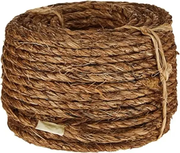 Corda de manila 5 estrelas T.W Evans Cordage 66-011 1/4" por 30 metros