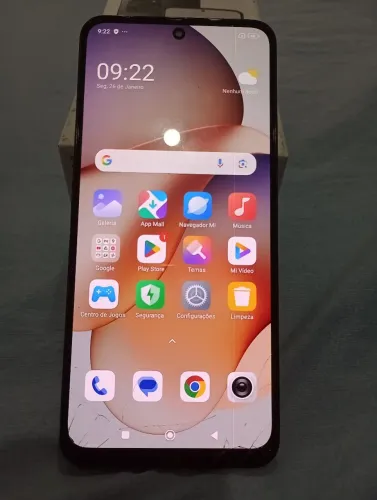 Redmi note 12 com detalhes na tela