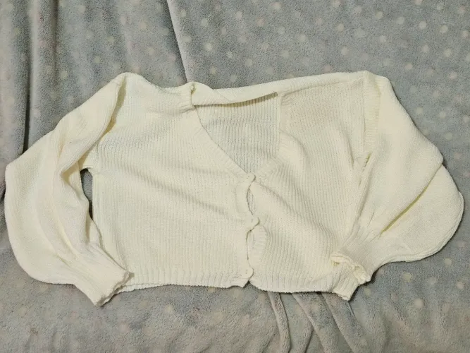 Button casual simples espelho cardig? moda