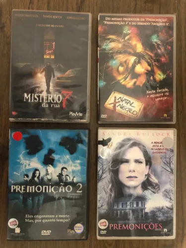 Lote de DVD - Suspense e Terror