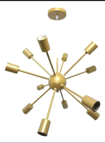 Luminária Sputnik átomo para 12 lampadas
