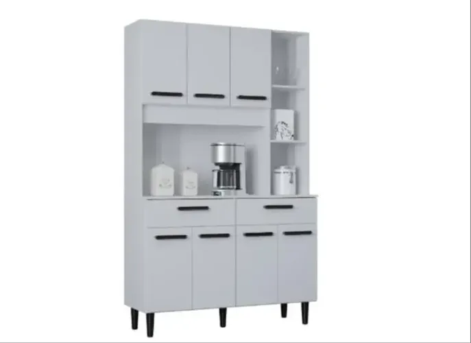 Armário de Cozinha Malu 7 Portas 2 Gavetas -FAZEMOS ENTREGA!